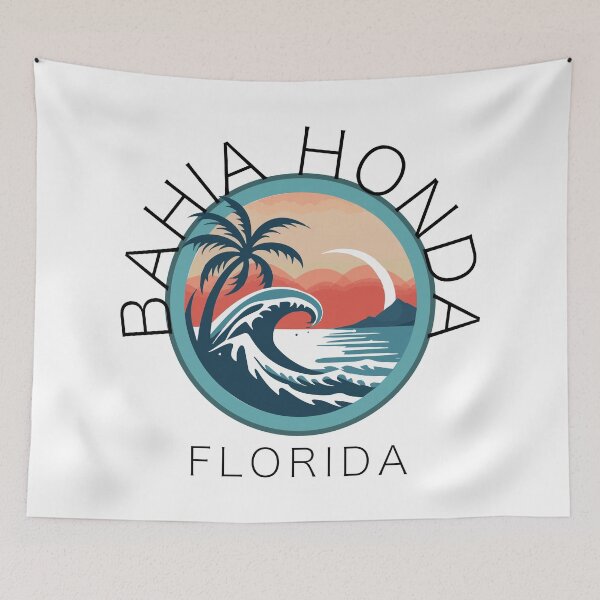 Item preview, Bahia Honda - Florida (with Black Lettering) designed and sold by VelvetRoom.