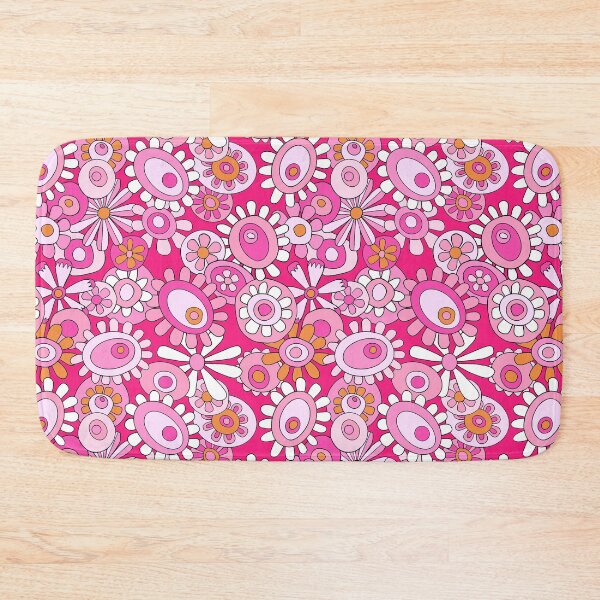 Item preview, Pink flower pattern 60's and Barbie inspired designed and sold by Virginia Fitzgerald.