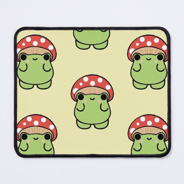 Item preview, Cute Frog with Mushroom Hat designed and sold by FeeK10.