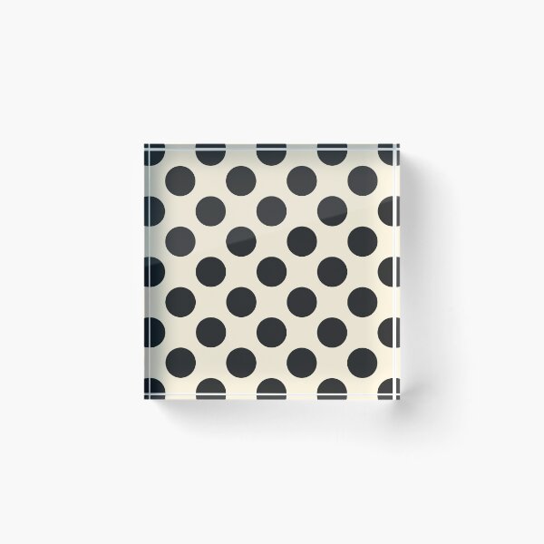 Item preview, Black Polka Dots and Cream Background designed and sold by Kpss2564.
