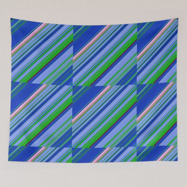 Item preview, Pinstripe (angled) Blue and pink. designed and sold by timothybeighton.
