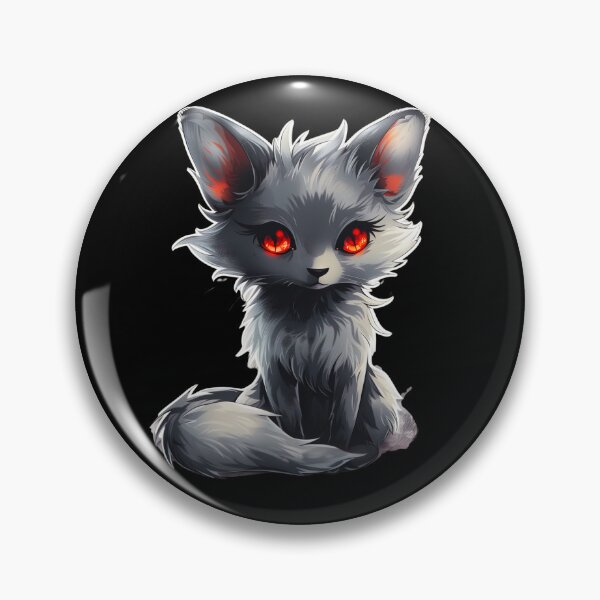 Item preview, Cute Silver Fox Winter Style Red Eyes designed and sold by TheDarkStone.