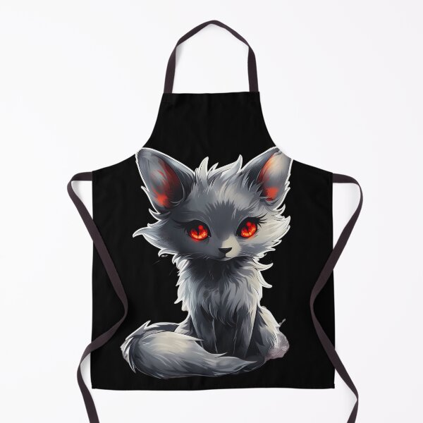 Item preview, Cute Silver Fox Winter Style Red Eyes designed and sold by TheDarkStone.