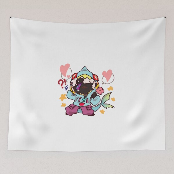 Item preview, Adorable Shark-Hoodie Creature With Hearts  designed and sold by isaiahkbahe.