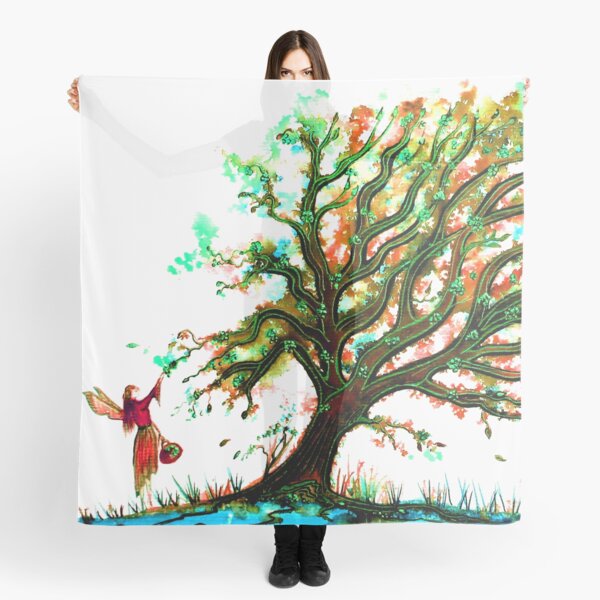 Autumn Fairy Tree Scarf
