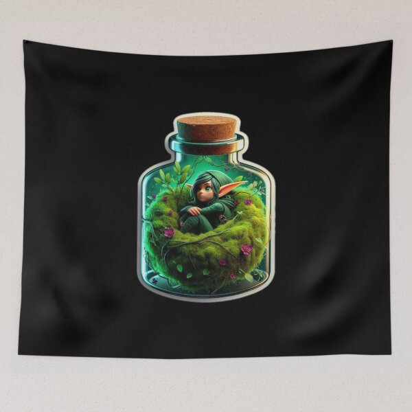 Item preview, Duende na garrafa designed and sold by PesadeloArt.