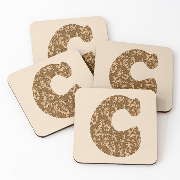 Item preview, ANIMAL PRINT LETTER C designed and sold by Silviaclara.