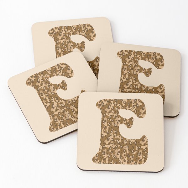 Item preview, ANIMAL PRINT LETTER E designed and sold by Silviaclara.
