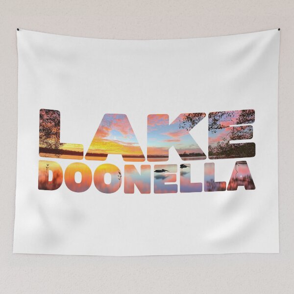 Item preview, LAKE DOONELLA - Noosa Heads Sunset Pelicans designed and sold by Adam Gormley.