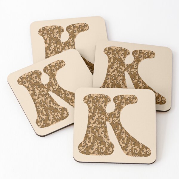 Item preview, ANIMAL PRINT LETTER K designed and sold by Silviaclara.