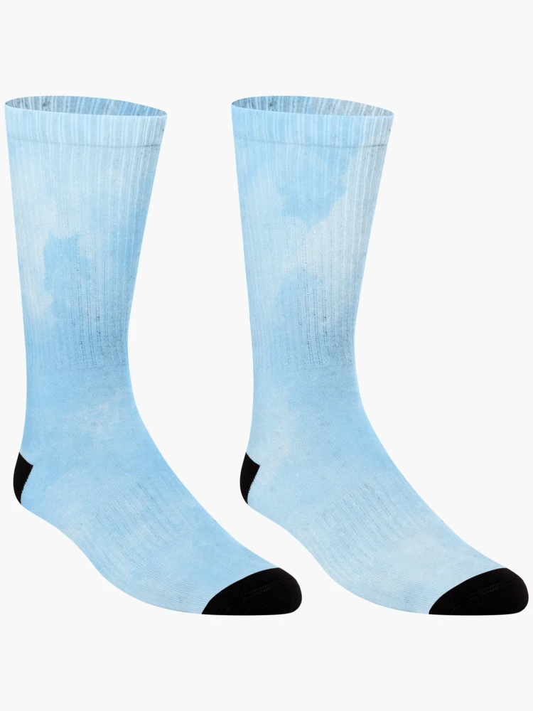 Thumbnail 3 of 5, Socks, Blue clouds designed and sold by Rabanico.