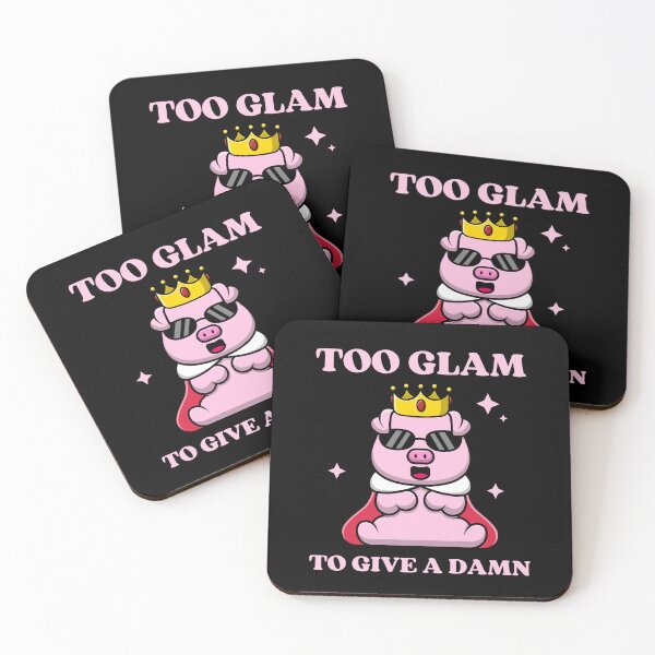 Item preview, Too Glam To Give A Damn, Funny men's Tee,Cute Animals, Funny Women's Weird Cute Tee designed and sold by SnuggleSafari.