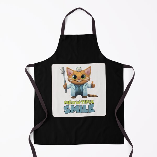 Item preview, Funny Dentist Cat "Meowtiful Smile" designed and sold by Meow Cat.
