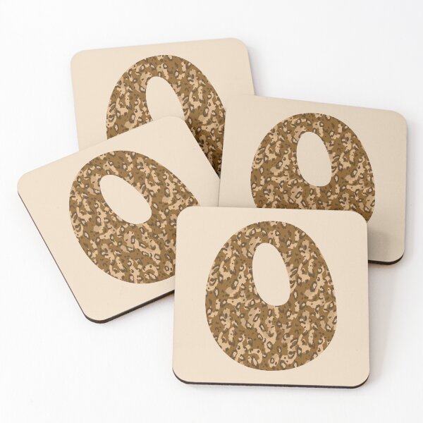 Item preview, ANIMAL PRINT LETTER O designed and sold by Silviaclara.