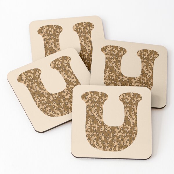 Item preview, ANIMAL PRINT LETTER U designed and sold by Silviaclara.
