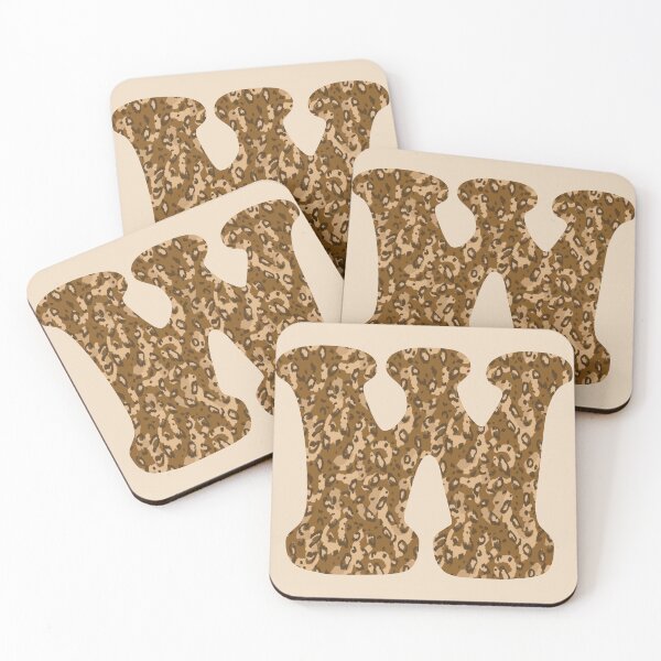 Item preview, ANIMAL PRINT LETTER W designed and sold by Silviaclara.