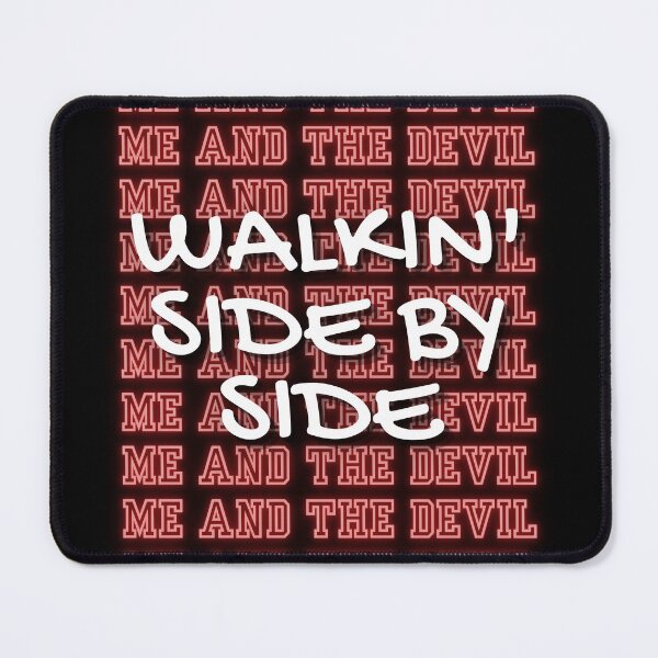 Item preview, Me and the Devil, walkin side by side designed and sold by HeikeArtCo.