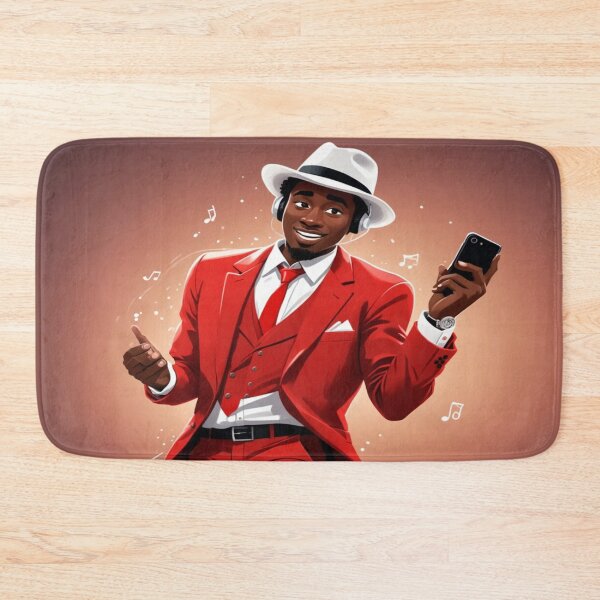Item preview,  Stylish man listens to salsa music designed and sold by Artbellachi.
