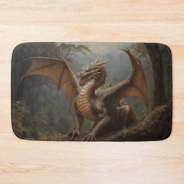 Item preview, Enchanted Forest Dragon Fantasy Landscape designed and sold by Natalie Witt.