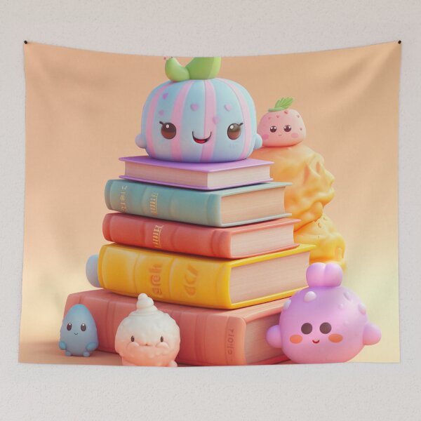 Item preview, illustration books in the style of kawaii art designed and sold by Nanthikan.