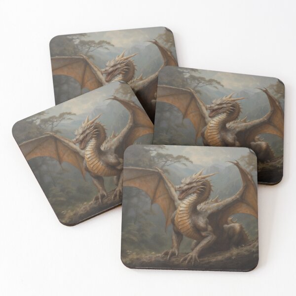 Item preview, Enchanted Forest Dragon Fantasy Landscape designed and sold by Natalie Witt.