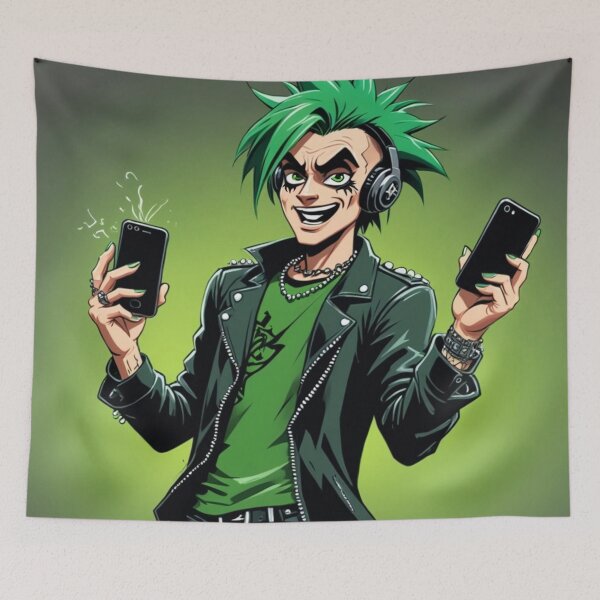 Item preview, Punk listens to music designed and sold by Artbellachi.