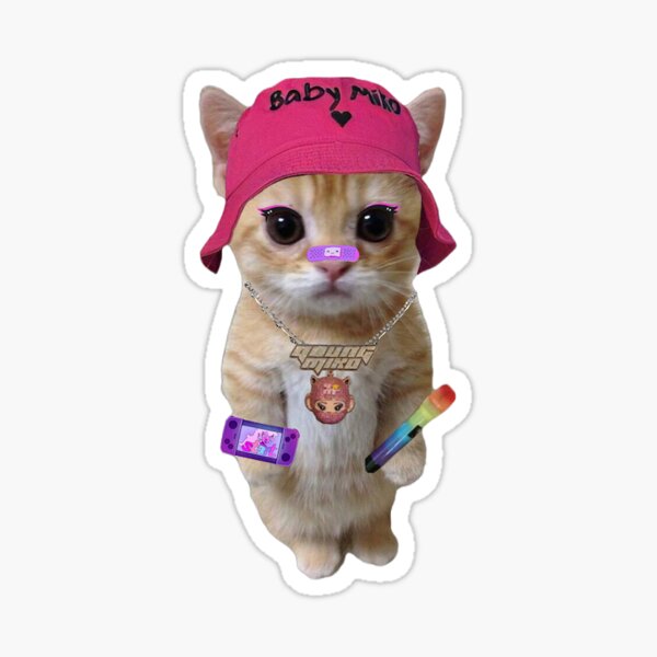 Item preview, young miko cat designed and sold by nico art.
