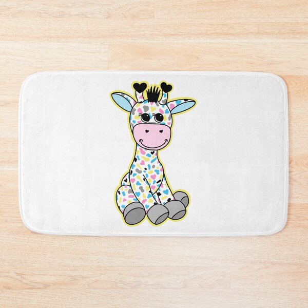 Item preview, Cute Polygender Pride Flag Giraffe Pink Blue Yellow Gray Black designed and sold by JoyfulJen.