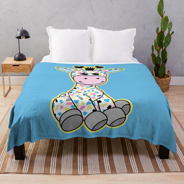 Item preview, Cute Polygender Pride Flag Giraffe Pink Blue Yellow Gray Black designed and sold by JoyfulJen.