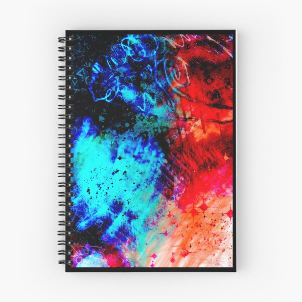 Item preview, Abstract Red and Blue Fireworks designed and sold by mizdarknezz3.