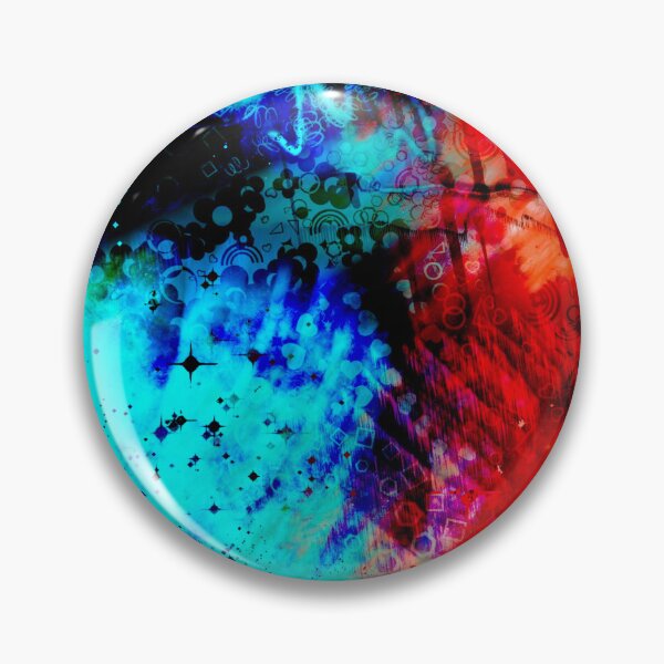 Item preview, Abstract Red and Blue Fireworks designed and sold by mizdarknezz3.