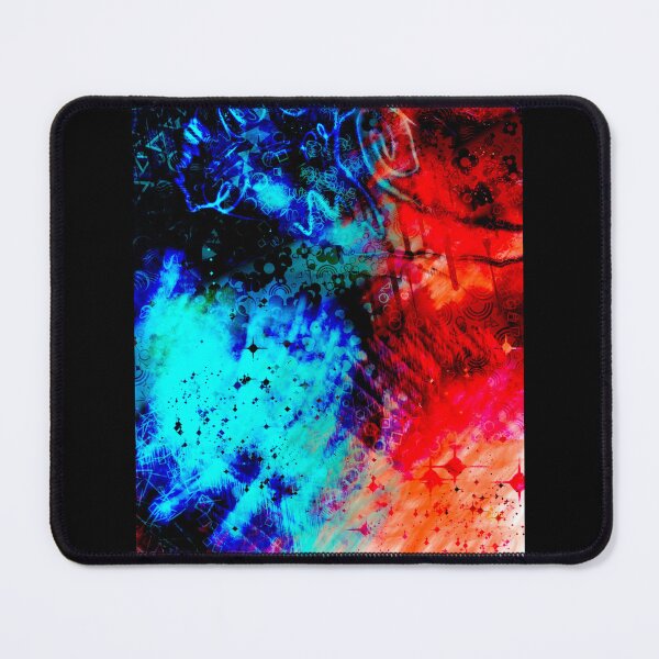Item preview, Abstract Red and Blue Fireworks designed and sold by mizdarknezz3.