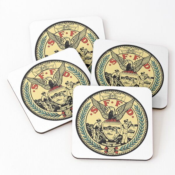 Item preview, San Francisco Fire Department Seal designed and sold by PIXEL POP DESIGNS - Beyond the Norm!.