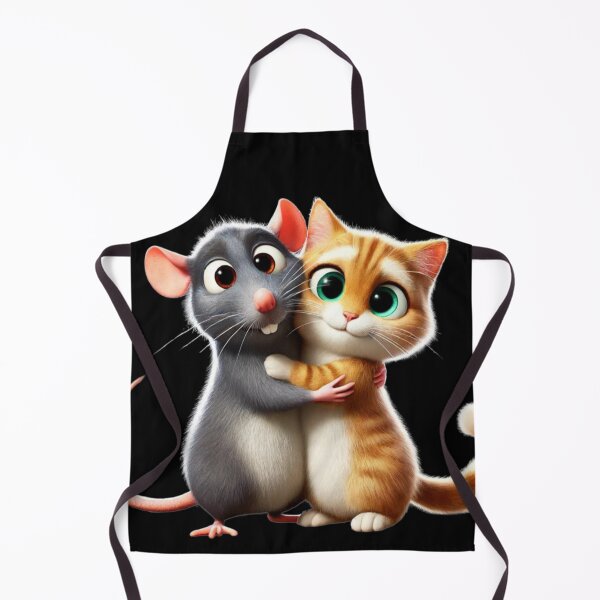Aperçu de l'œuvre Chaton et Rat : Une Étreinte Inattendue créée et vendue par AmigosFurEver.