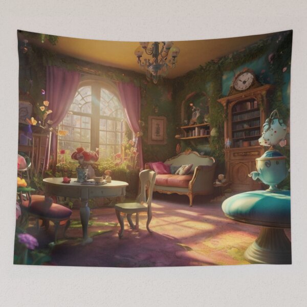 Item preview, Enchanted Garden Room in Wonderland designed and sold by BlareBlare.