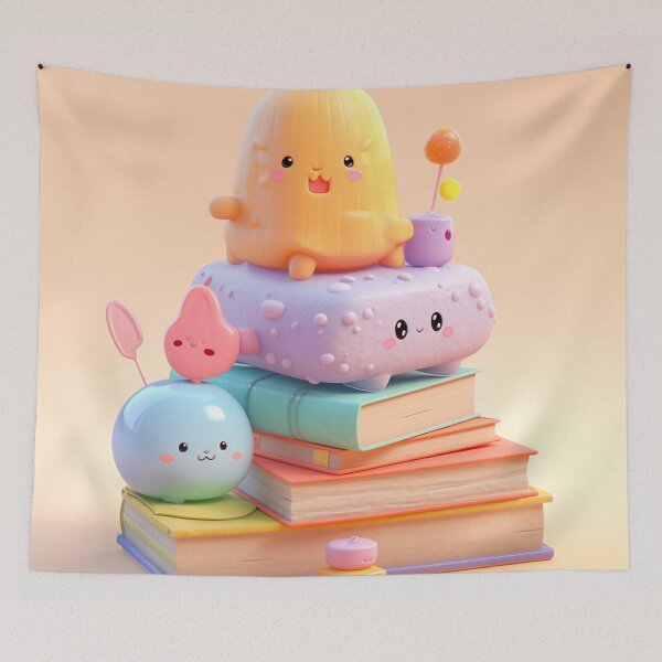 Item preview, illustration books in the style of kawaii art designed and sold by Nanthikan.
