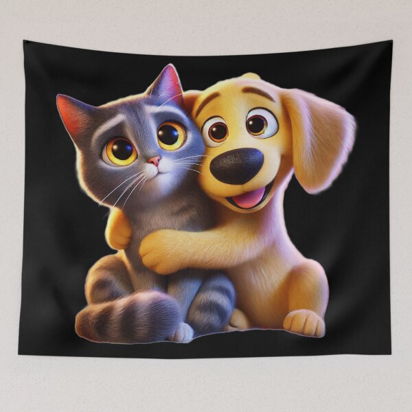 Item preview, Cat and Dog: Best Friends for Life designed and sold by AmigoVerse.