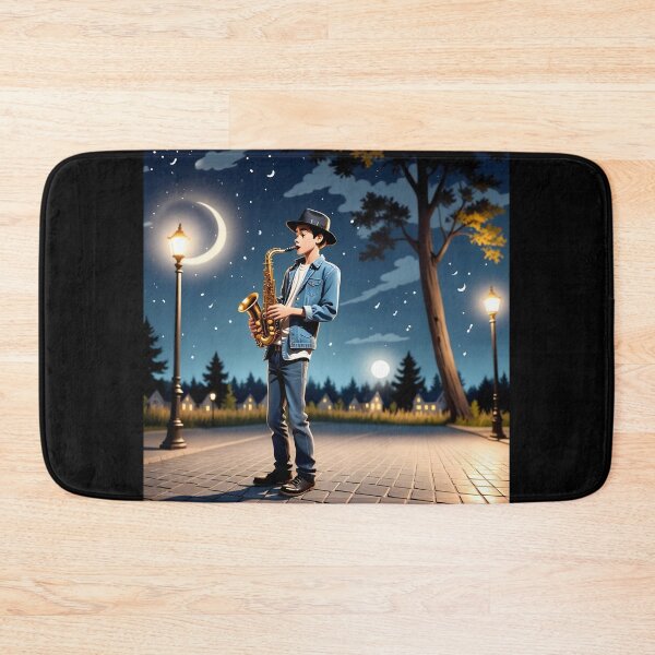 Item preview, Saxophonist under the stars designed and sold by Artbellachi.