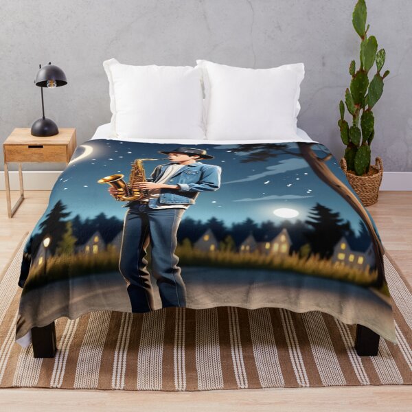 Item preview, Saxophonist under the stars designed and sold by Artbellachi.