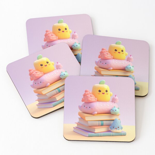 Item preview,  illustration books in the style of kawaii art designed and sold by Nanthikan.