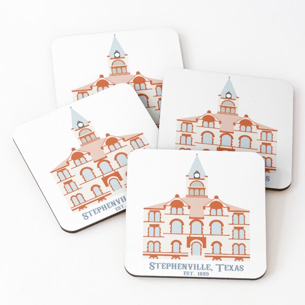 Item preview, Stephenville, Erath County, Texas Courthouse designed and sold by Places By Hagen Carter.