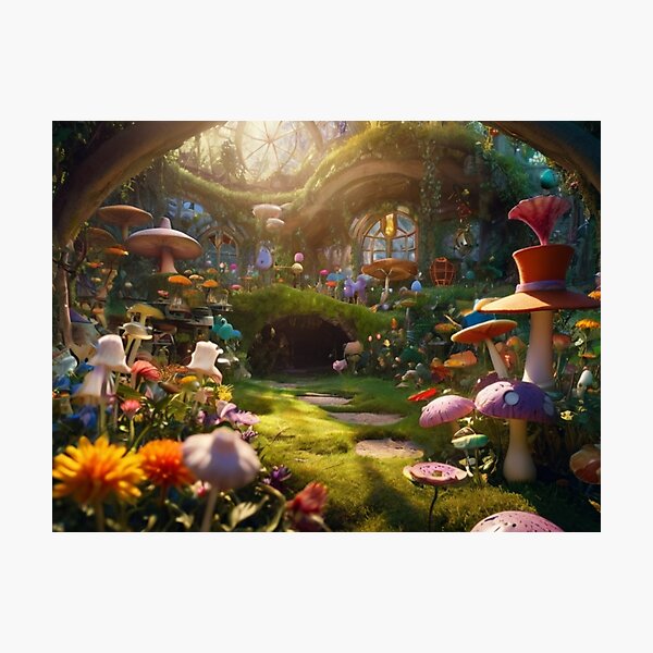 Item preview, Magical Wonderland Garden Sanctuary designed and sold by BlareBlare.