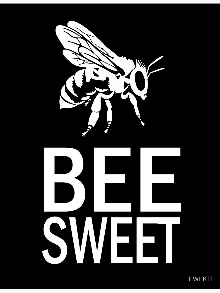Thumbnail 3 of 3, Sticker, Bee Sweet Pollinating Insects designed and sold by FWLKIT.