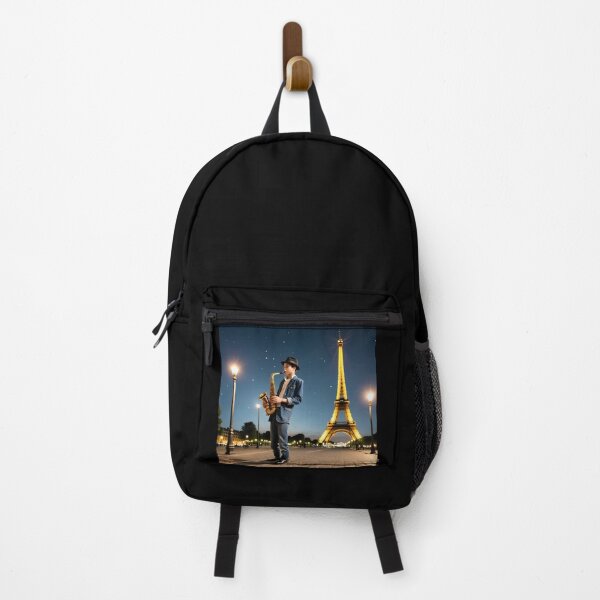 Item preview, Saxophonist in Paris under the stars designed and sold by Artbellachi.