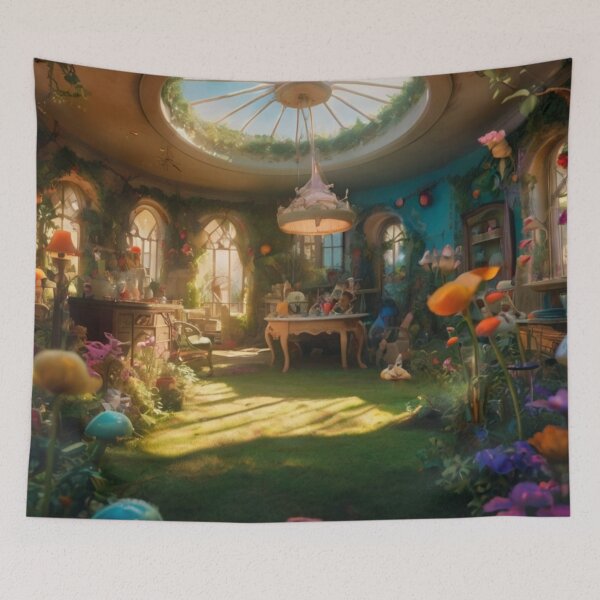 Item preview, Fairytale Garden Retreat in Wonderland Room designed and sold by BlareBlare.