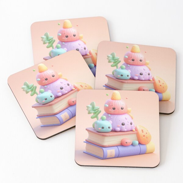 Item preview, illustration books in the style of kawaii art designed and sold by Nanthikan.