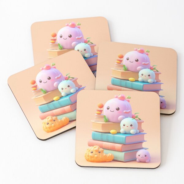 Item preview,  illustration books in the style of kawaii art designed and sold by Nanthikan.
