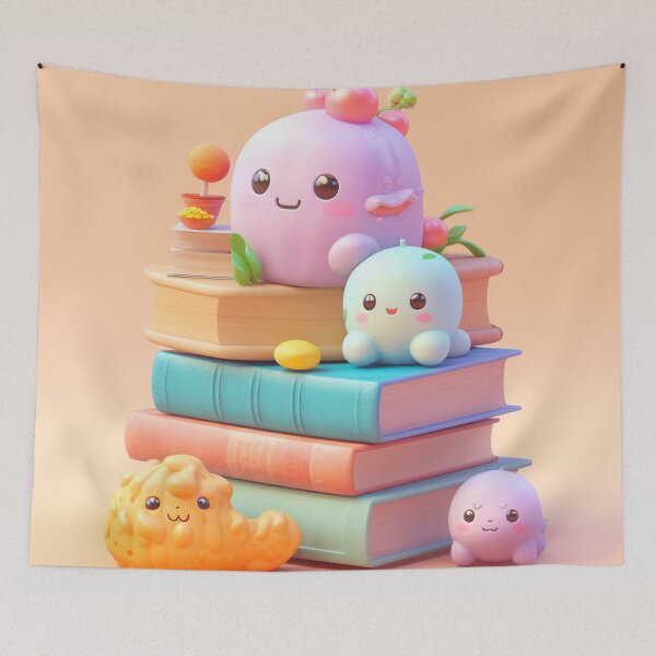 Item preview,  illustration books in the style of kawaii art designed and sold by Nanthikan.