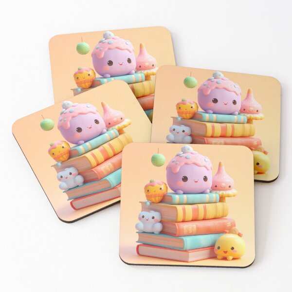 Item preview, illustration books in the style of kawaii art designed and sold by Nanthikan.