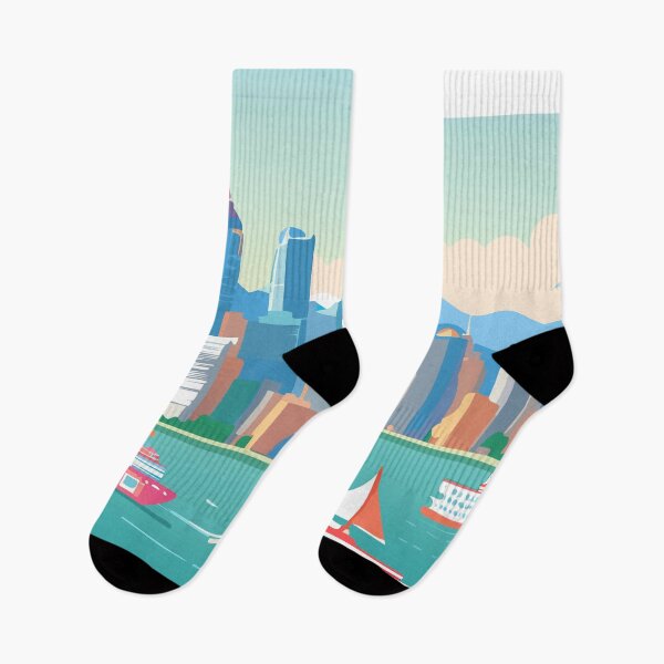 Item preview, Victoria Harbour City Skyline Hong Kong China designed and sold by TheJoeyStudio.